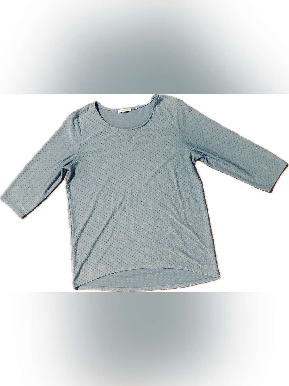 Notations Women’s medium blue blouse - 3/4 sleeve